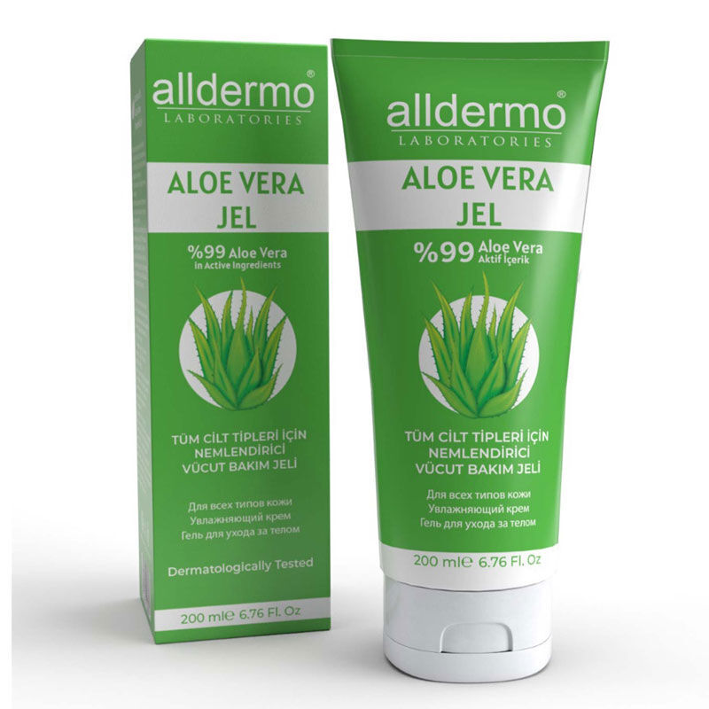 Alldermo Aloe Vera Gel Soothing Body Moisturizer 200 ml