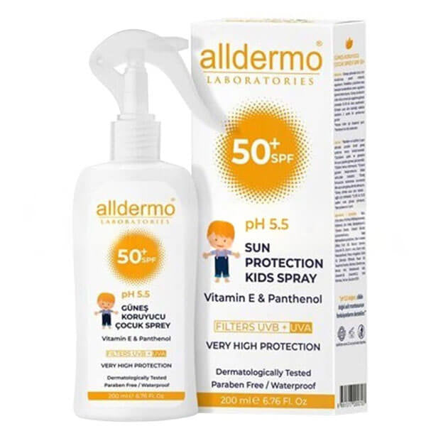 Alldermo Baby Sunscreen Spray SPF 50+ High Protection 200 ml