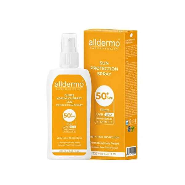 Alldermo Sunscreen Spray SPF 50+ High Protection 200 ml