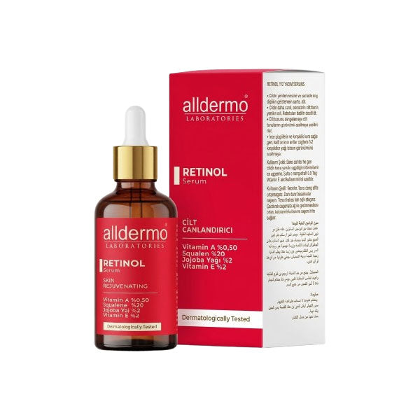 Alldermo Retinol Night Serum for Youthful Glow 30ml