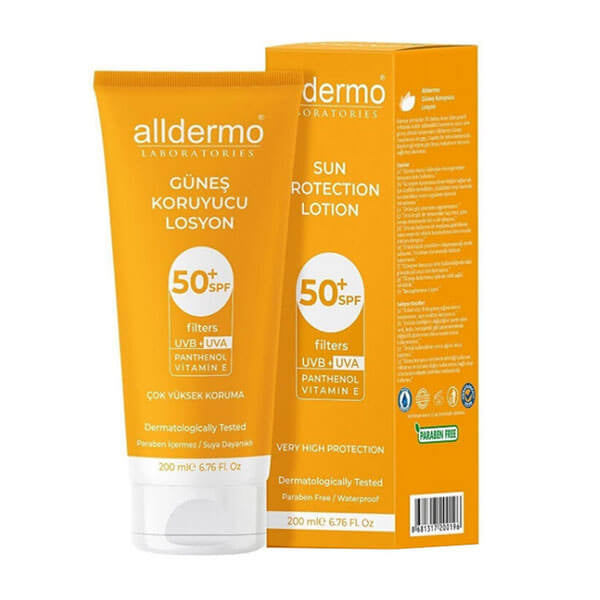 Alldermo SPF 50 Sunscreen Lotion for Face &amp; Body 200 ml