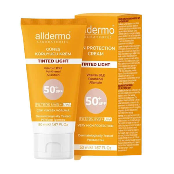 Alldermo SPF 50 Tinted Light Cream with Sun Protection 50 ml