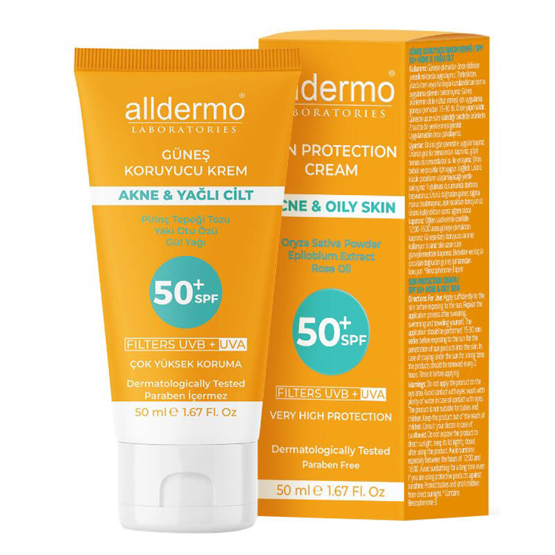 Alldermo SPF50+ Sunscreen for Oily & Blemish-Prone Skin 50ml