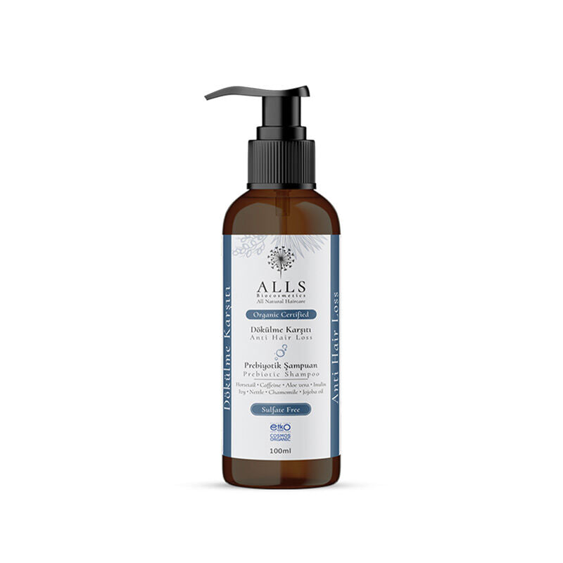 Alls Biocosmetics Organic Prebiotic Shampoo for Thinning Hair 100 ml