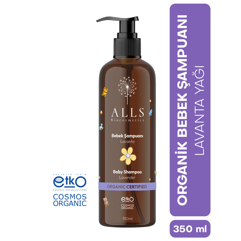 Alls Biocosmetics Organic Lavender Baby Shampoo 350 ml