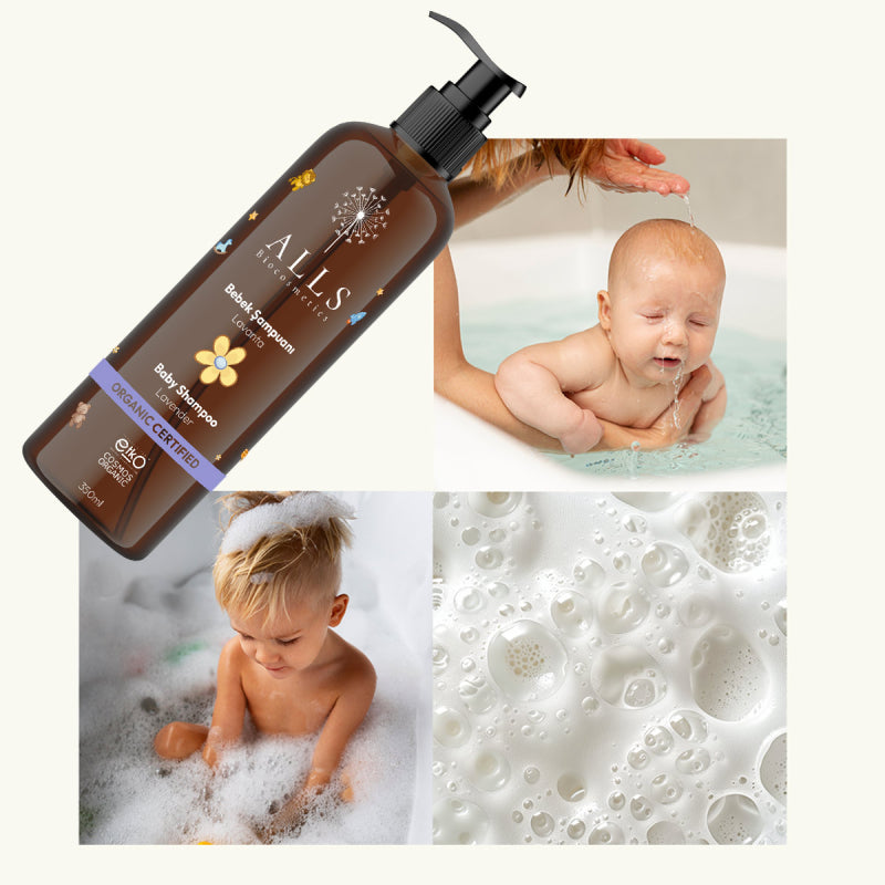 Alls Biocosmetics Organic Lavender Baby Shampoo 350 ml