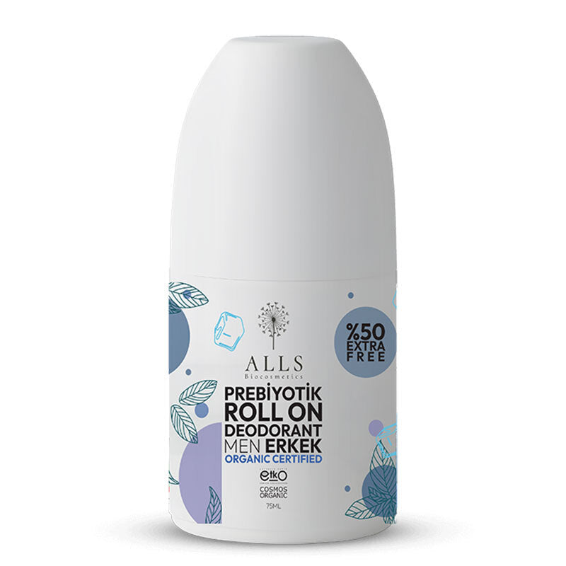 Alls Biocosmetics Organic Prebiotic Deodorant for Men 75 ml