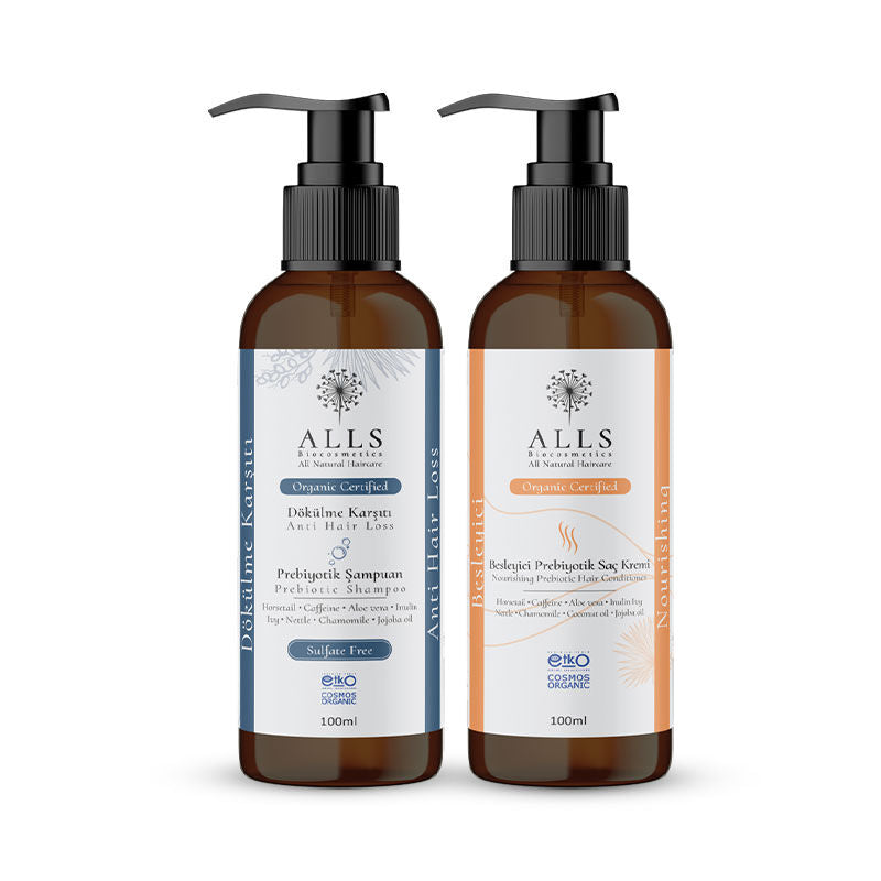 Alls Biocosmetics Organic Hair Care Travel Set 2 x 100ml