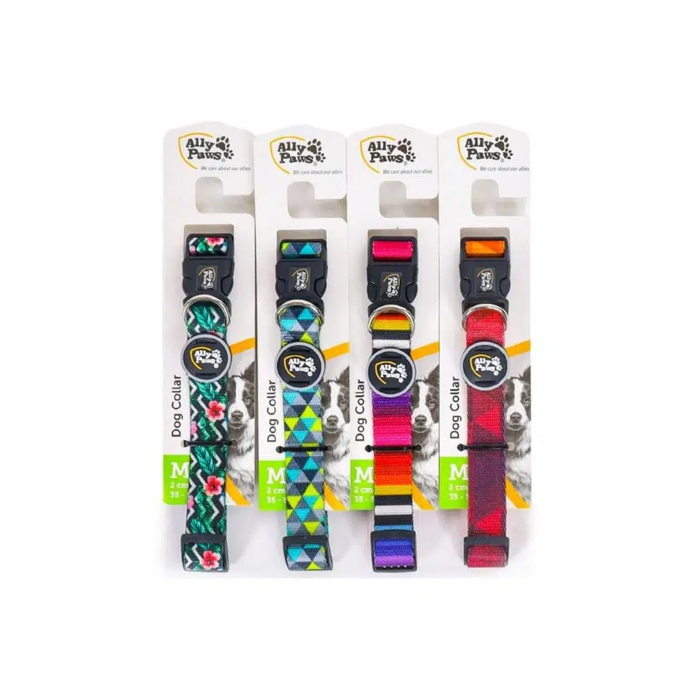 Ally Paws Dog Collar Adjustable Medium 2cm x 35-50cm