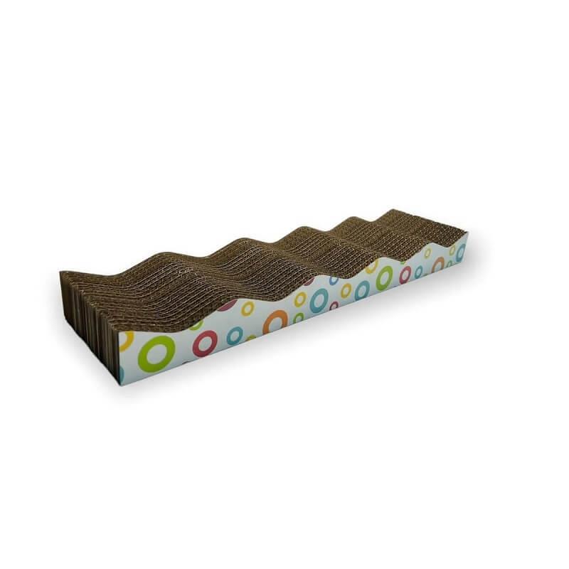 Ally Paws Cardboard Cat Scratcher with Recycled Cardboard, 44 x 4 x 11 cm