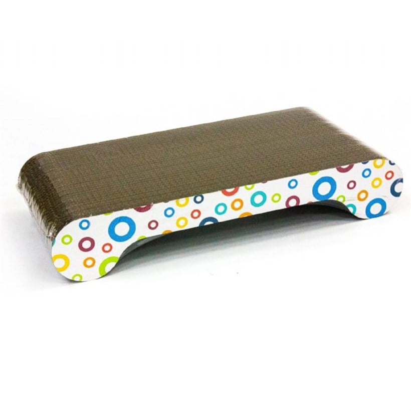 Ally Paws Mini Cardboard Cat Scratcher Pad for Kitten and Cat Claws