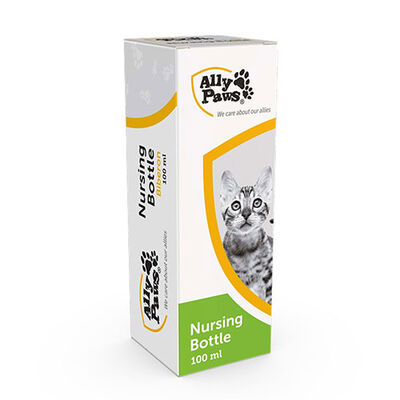 Ally Paws Pet Nursing Bottle for Kittens and Puppies 100ml