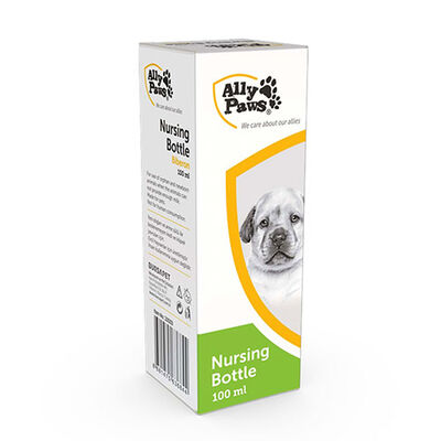 Ally Paws Pet Nursing Bottle for Kittens and Puppies 100ml