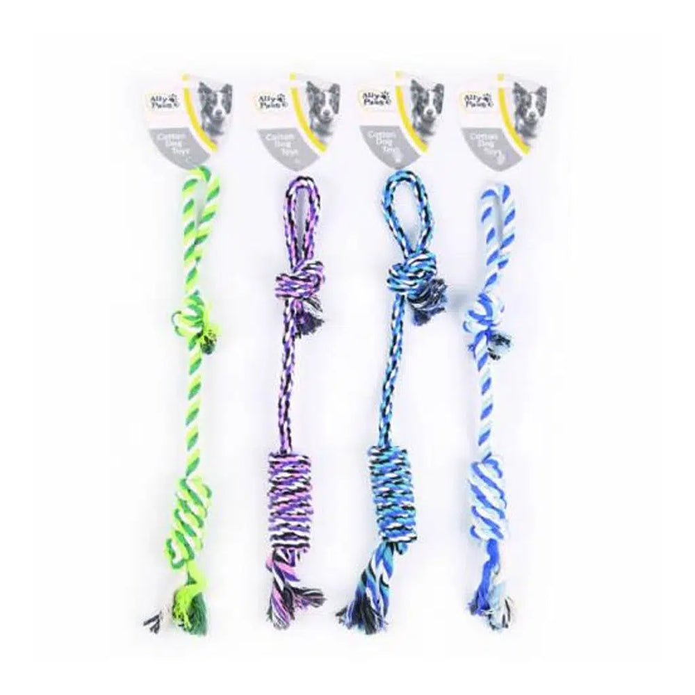 Ally Paws Braided Cotton Dental Floss Dog Toy 40cm