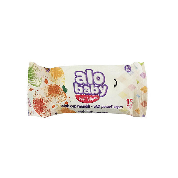 Alo Baby Wet Pocket Wipes Gentle Cleansing 15 Sheets