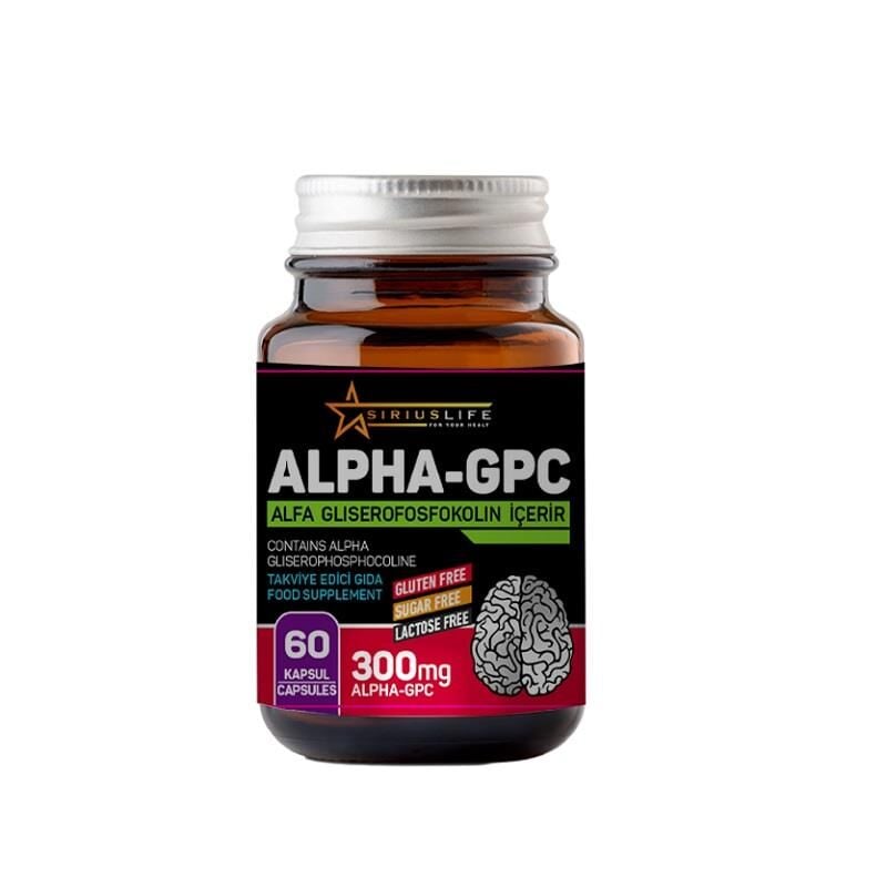 Dream Pharma Alpha-GPC 300mg Cognitive Support 60 Capsules