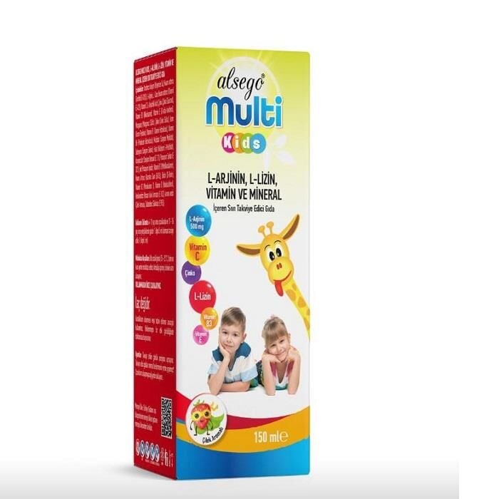 Alsego Multi KIDS Liquid Vitamin and Mineral Supplement 150ml