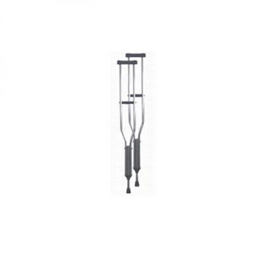 Adjustable Aluminum Crutches with Non-Slip Tips 1 Pair
