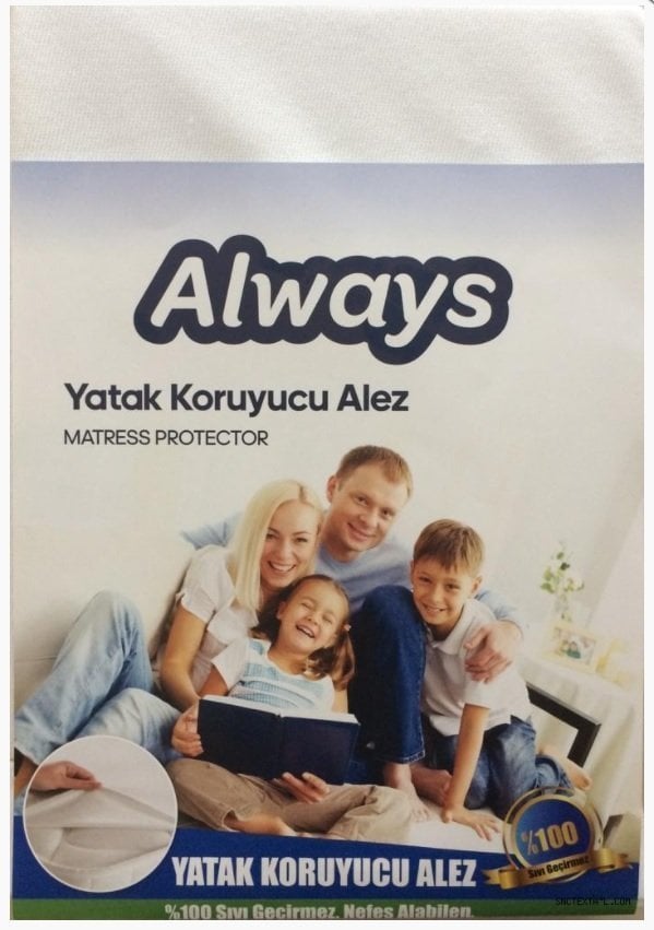 Always Single Mattress Protector Waterproof Shield 90x190 cm