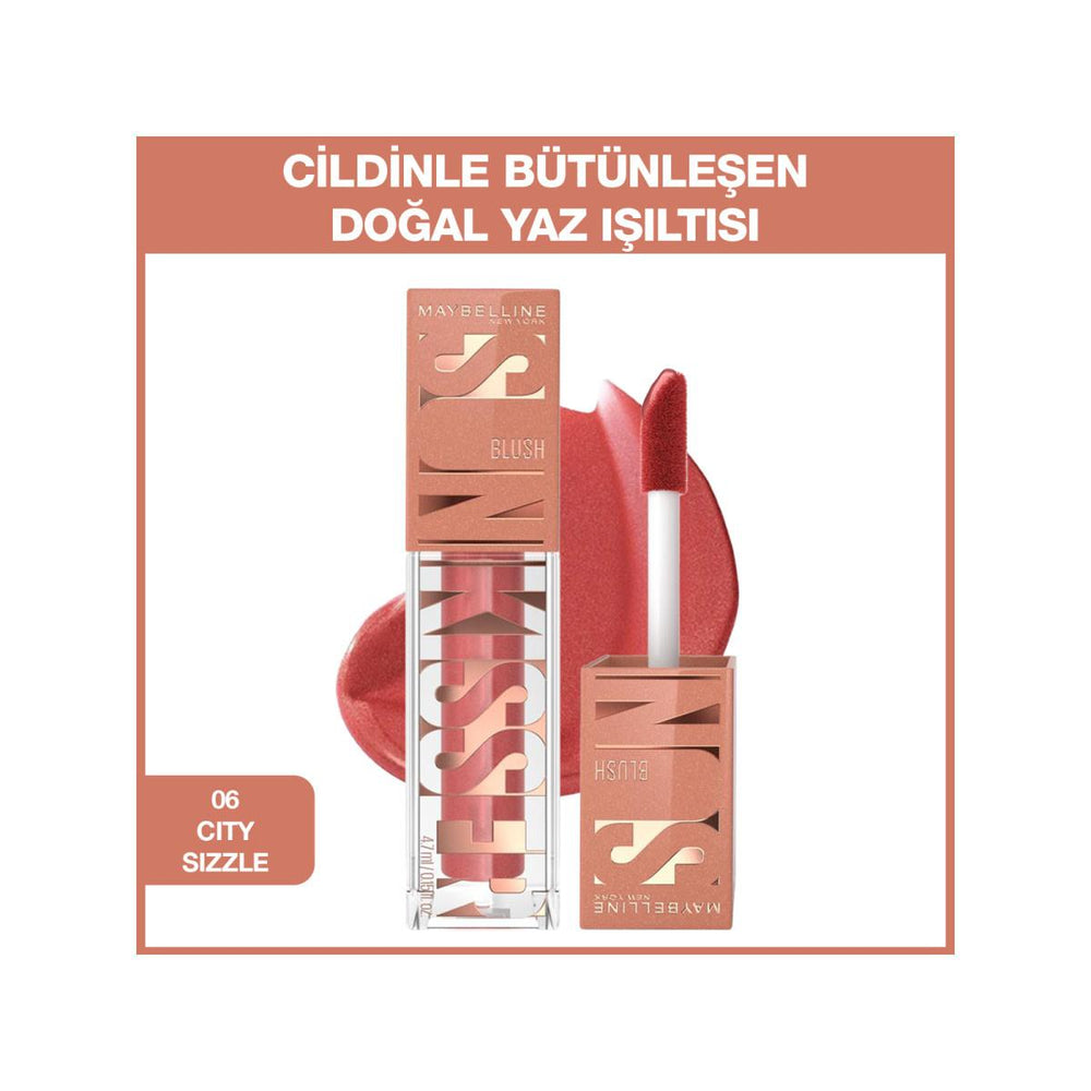 Maybelline New York Liquid Blush Sunkisser Likit Allık - Long Lasting Natural Cheek Color - view 4