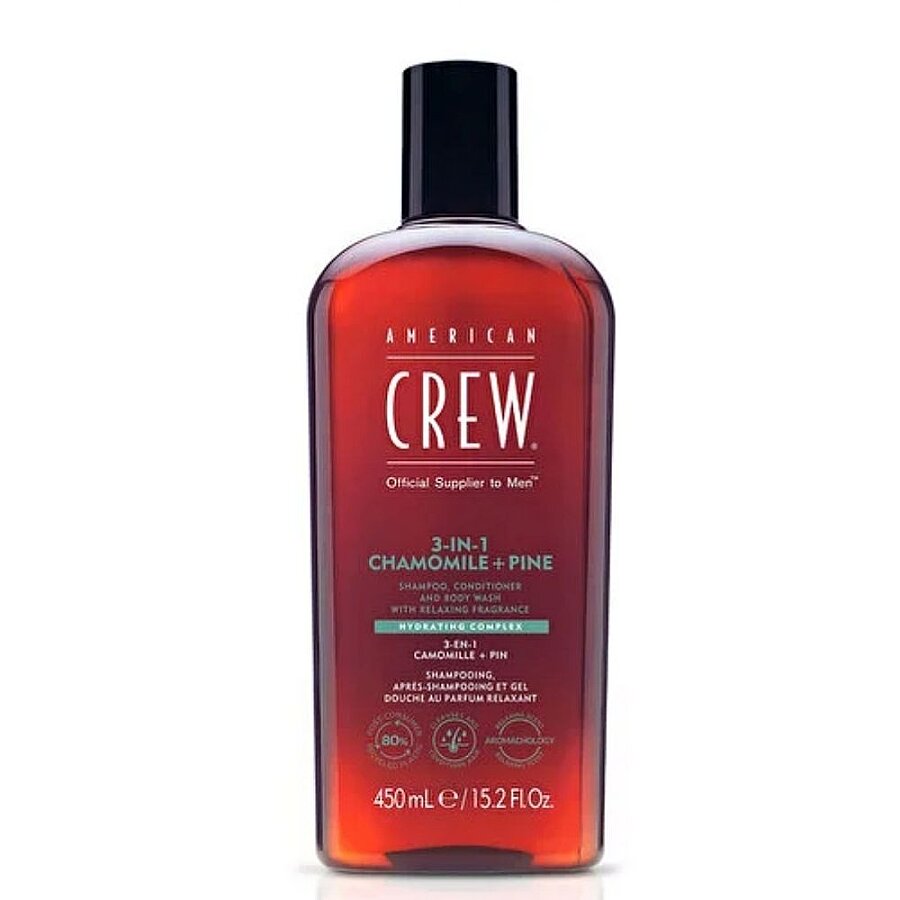 American Crew 3-in-1 Shampoo Conditioner & Body Wash 450ml