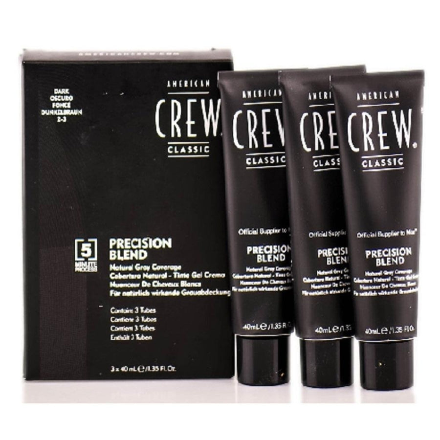 American Crew Precision Blend 2-3 Hair Color Cover-Up Kit for Men, 3 x 40 ml
