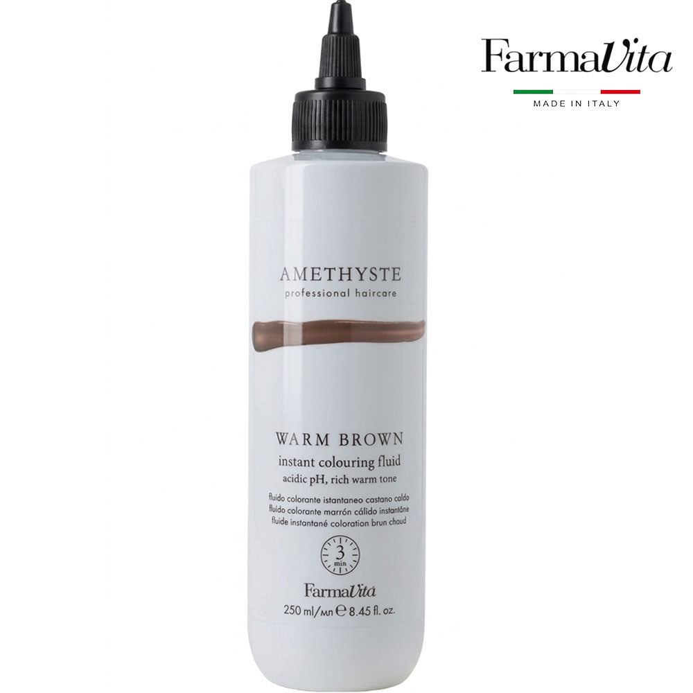 Farmavita Amethyste Instant Colouring Fluid Warm Brown 250 ml