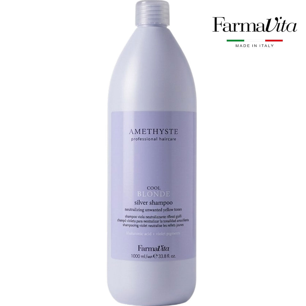 Farmavita Amethyste Cool Blonde Silver Shampoo Neutralizing 1000ml