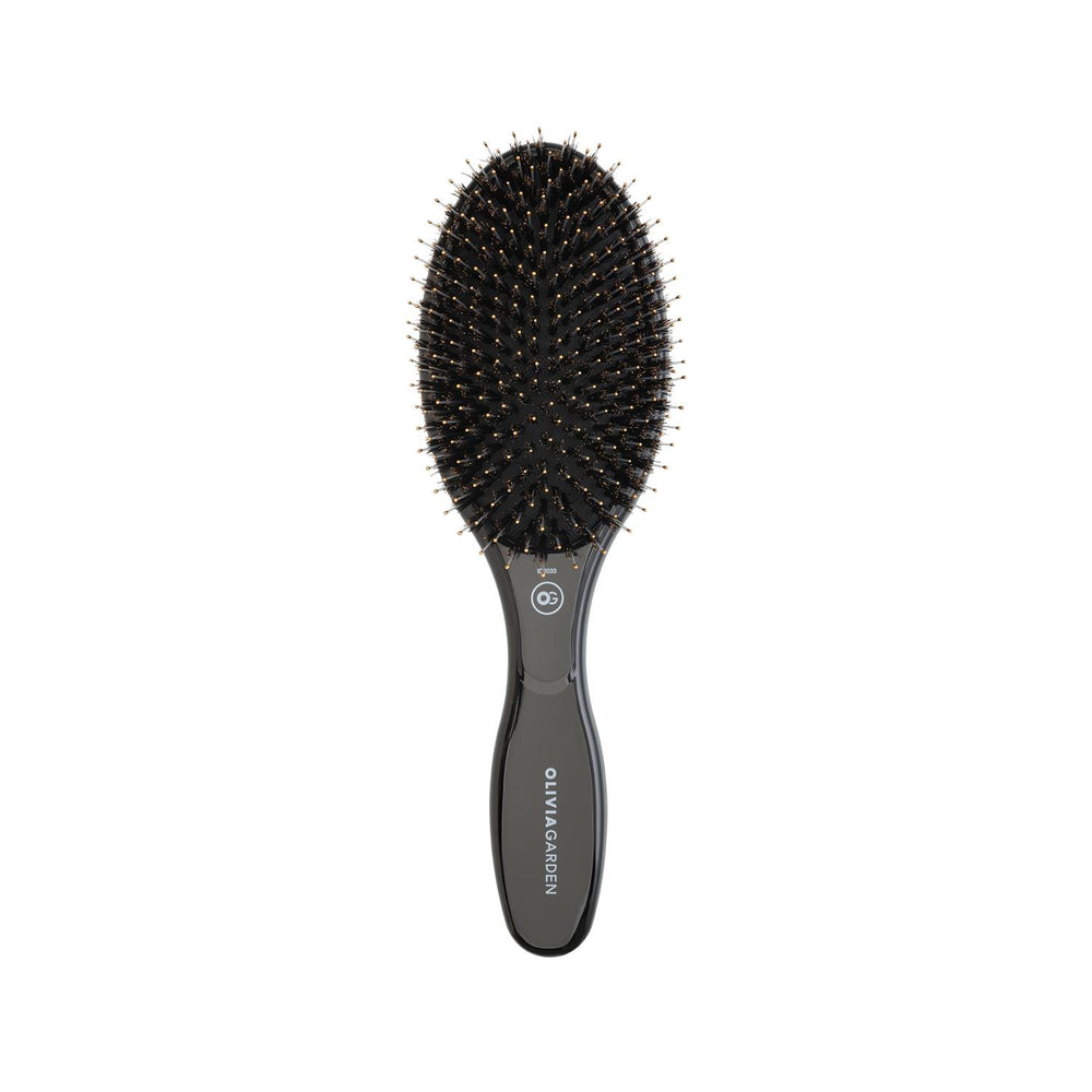 Olivia Garden Expert Care Oval Boar & Nylon Bristle Brush