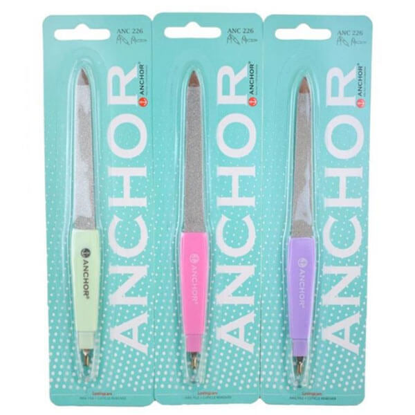 Anchor 226 Nail File with Cuticle Scraper for Neat Nails