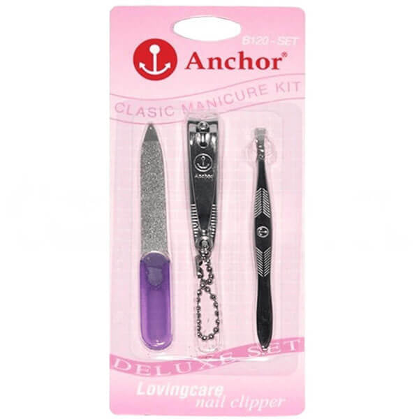 Anchor GX-120 3-Piece Nail Care & Manicure Set