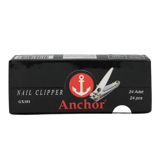 Anchor Small Nail Clippers for Precision Trimming 24-Pack