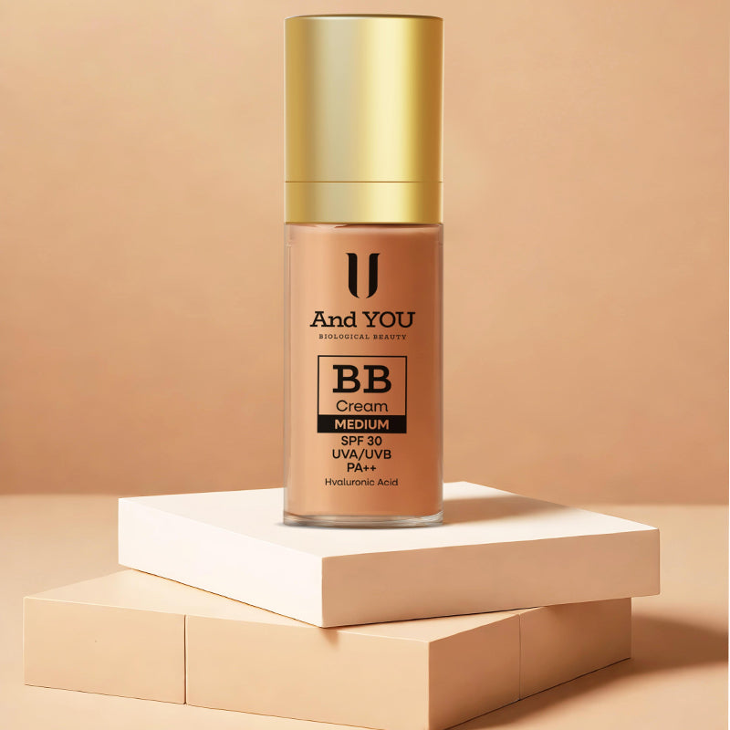 And You BB Cream Medium Radiant Finish SPF Protection 30 ml
