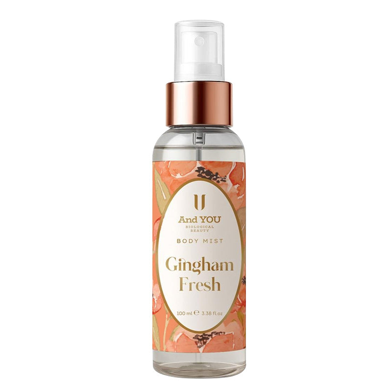 And You Gingham Fresh Body Mist Refreshing Floral Scent 100 ml