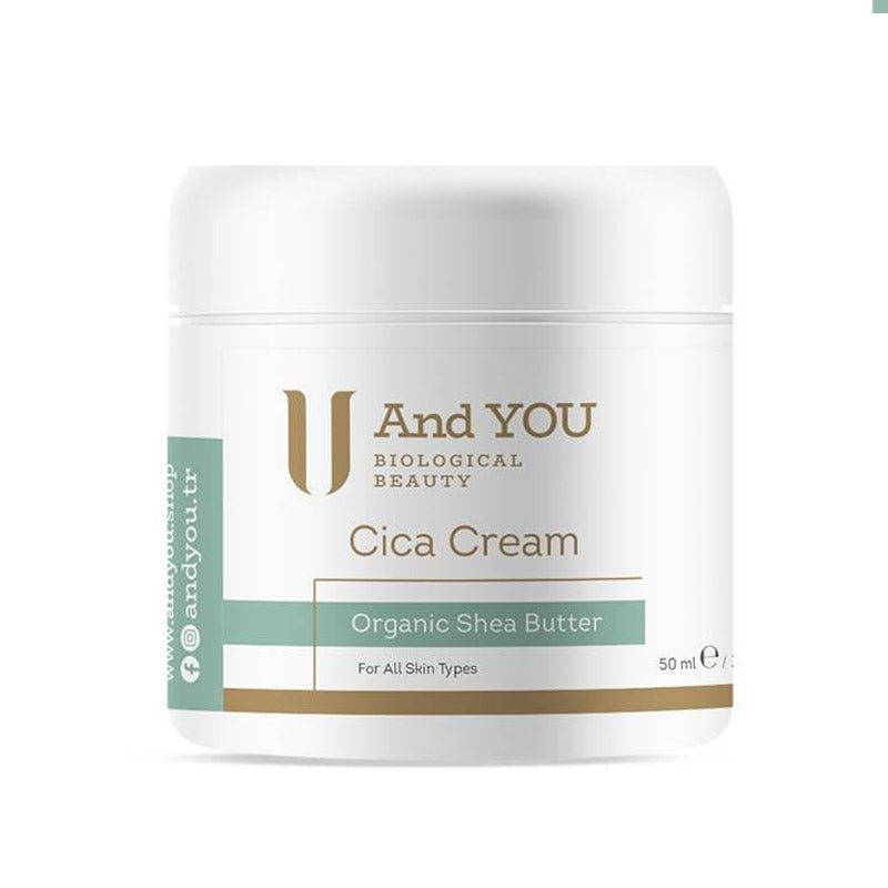And You Cica Cream Soothing Moisturizer for Sensitive Skin 50 ml