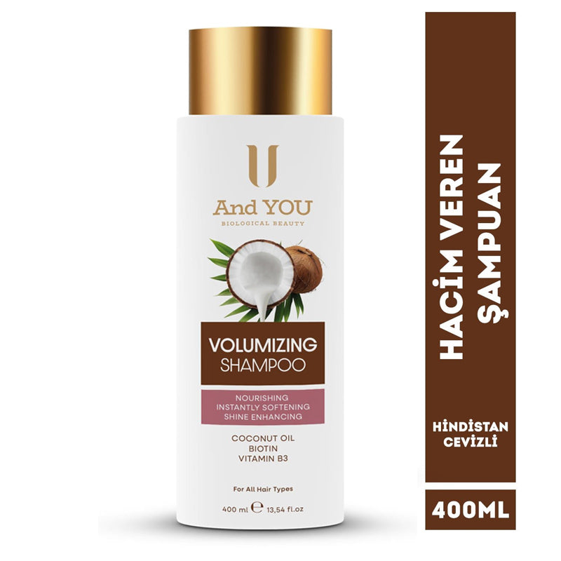 And You Coconut Volumizing Shampoo for Shine and Moisture 400 ml