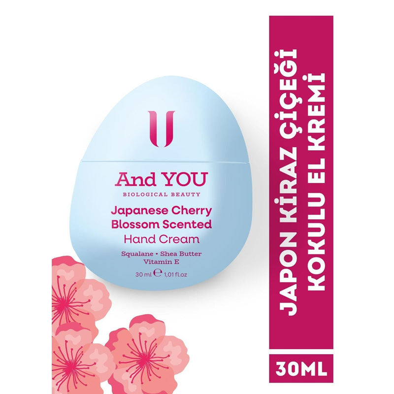 And You Japanese Cherry Blossom Moisturizing Hand Cream 30 ml
