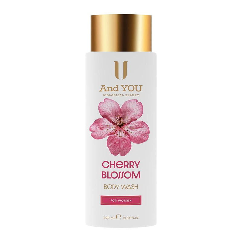 And You Cherry Blossom Shower Gel Refreshing Cleanser 400 ml