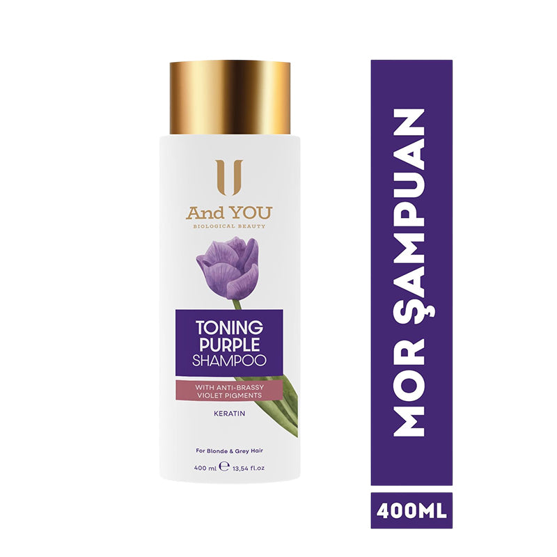 And You Toning Purple Shampoo for Blonde &amp; Gray Hair 400ml