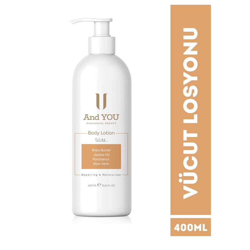 And You Body Lotion Moisturizing Shea Butter & Aloe Vera 400 ml