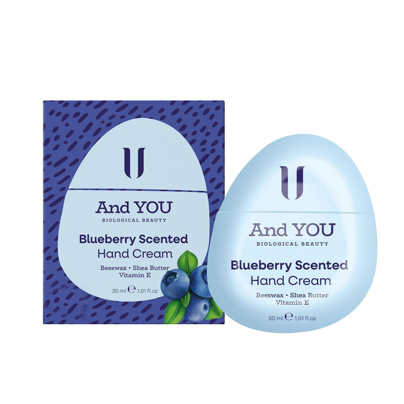 And You Blueberry Moisturizing Hand Cream for Soft Skin 30 ml