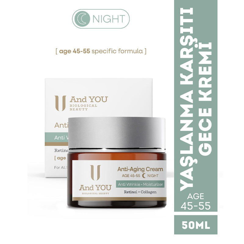 And You Anti-Aging Intensive Night Cream for Ages 45-55 50 ml