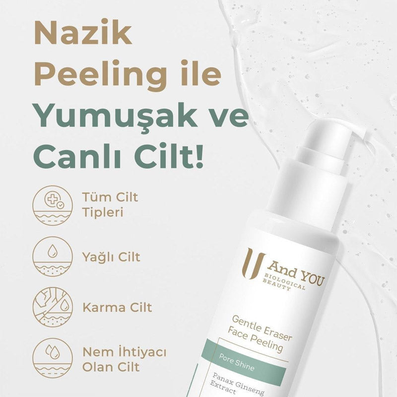 And You Gentle Eraser Face Peeling for Smooth Skin 75 ml