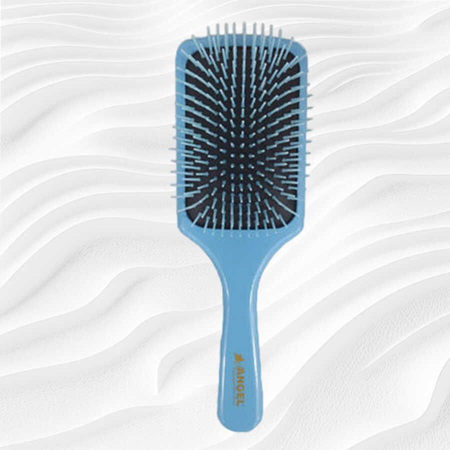 Angel Detangling Hair Brush with Polished Wood Handle