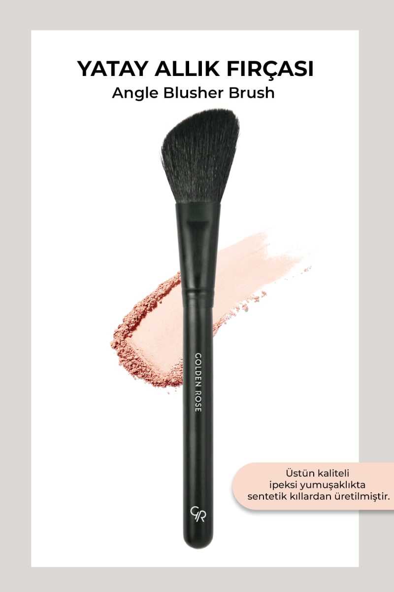 Golden Rose Angle Blusher Brush Contour & Blush Tool