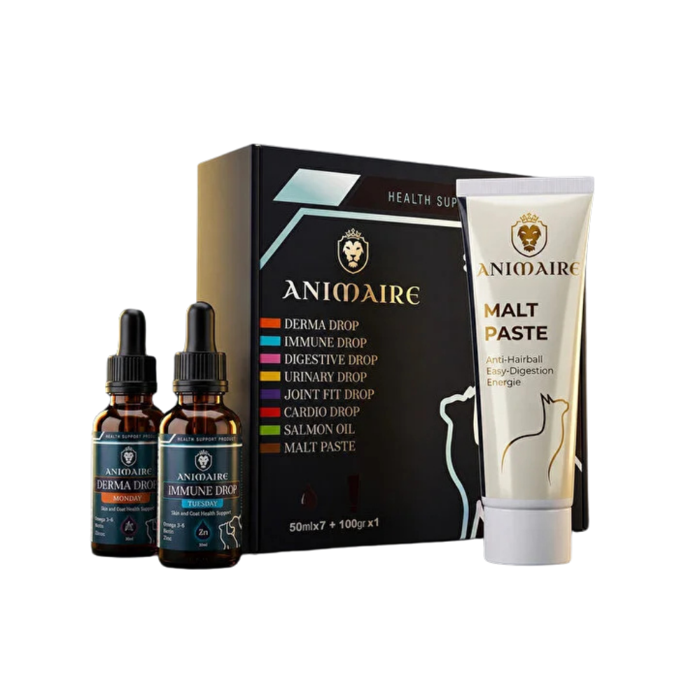 Animaire 7 Days All In One Cat Care & Premium Supplement Set