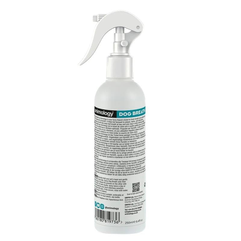 Animology Dental Spray Dog Breath and Plaque Care 250ml