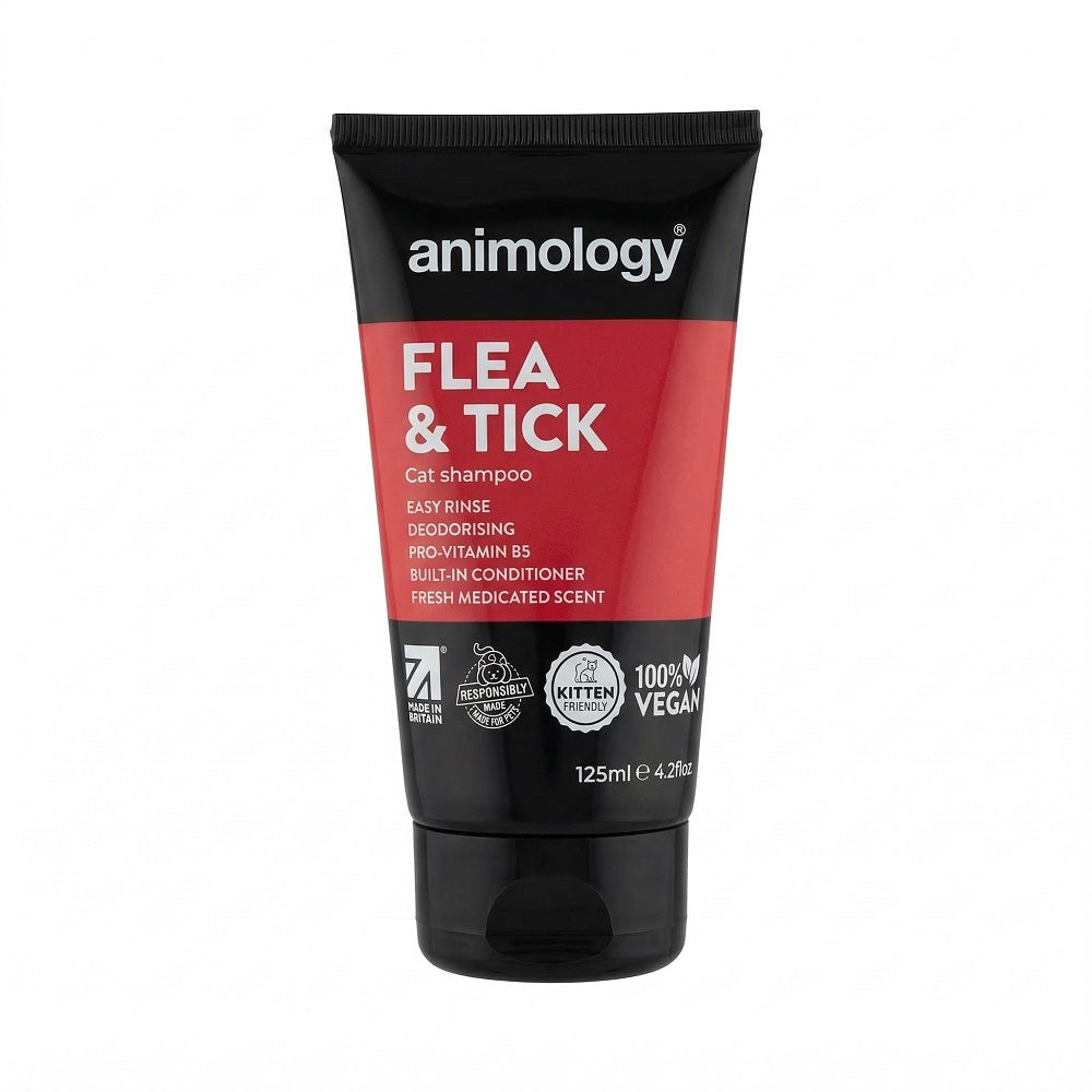 Animology Flea & Tick Cat Shampoo Soothing Formula 125 ml