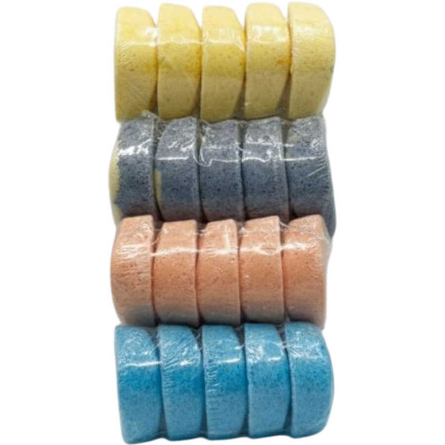Antac Manicure & Pedicure Bath Bombs Softening Care 20 Count