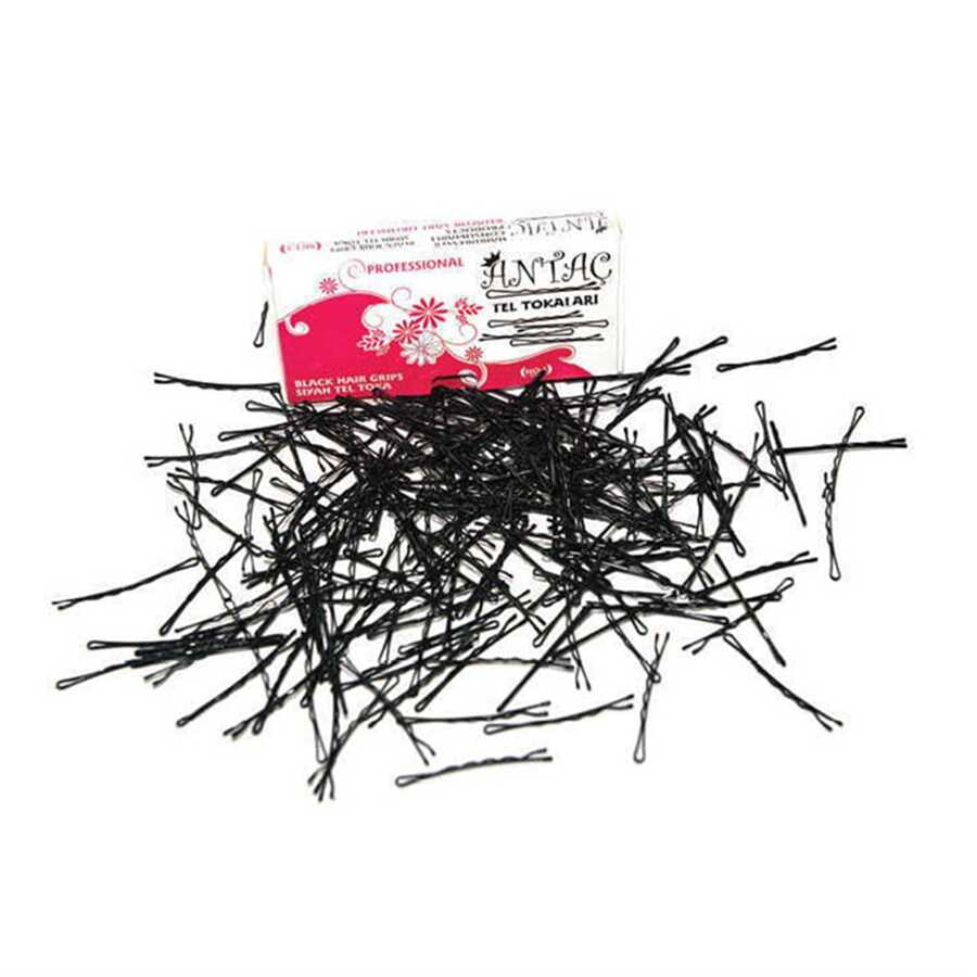 Antac No:7 Black Bobby Pins for Secure Styling 150 Count